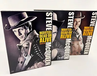 STEVE MCQUEEN WANTED DEAD OR ALIVE Complete DVD TV 94 Episode Series Season 1-3 • $24.99