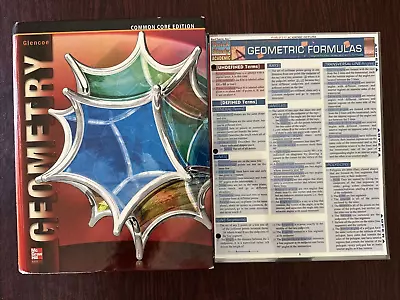Glencoe McGraw Hill Geometry Common Core 2014 Carter +BONUS Barcharts Guide • $24.95