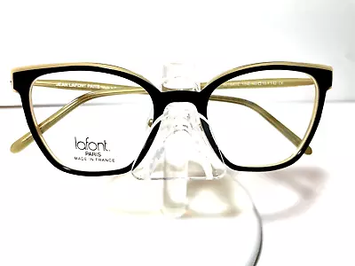 New Authentic Lafont  Issy & La Eyeglasses Frame  Black Intimate 1040 W/nosepads • $169