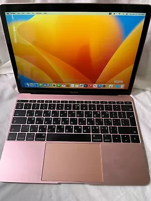 Apple MacBook 12'' A1534 2017 1.2GHz/8GB/256GB - ROSE GOLD IVRITE ALPHABET • $239.99