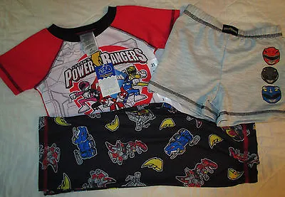$12.95 • Buy NWT 2T Toddler Boys Pajama Set POWER RANGERS Flame Resistant Polyester HEROES