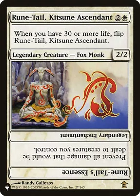 MTG Rune-Tail Kitsune Ascendant  - Planeswalker Symbol Reprints • $2.69