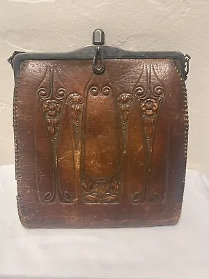 Vintage Tooled Leather Purse  Bosca Built  Evening Bag. Art Deco 1920s • $30