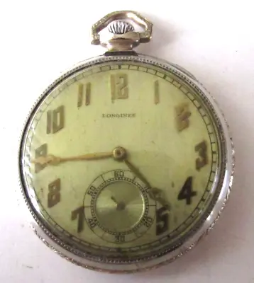 Vintage Longines 17J Adjusted 2-Color GF Pocket Watch • $89.99