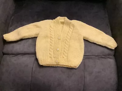 Brand New Lemon V Neck Cardigan To Fit A New Baby • £3