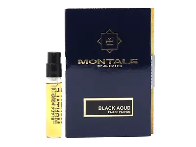MONTALE PARIS BLACK AOUD EDP 2.0ml .06fl Oz X 1 COLOGNE PERFUME SPRAY SAMPLE • $8