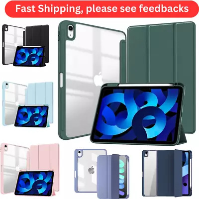 Shockproof Smart Cover Case For IPad 9th 8th 7th Gen IPad Air 5 4 Pro IPad Case • $12.90