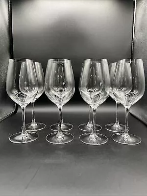 Chef & Sommelier LISBOA Extra Strong Clear Crystal Red Wine Glasses ~ Set Of 8 • £43.39