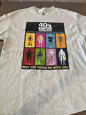 $9.99 • Buy Disney Park Star Wars The Empire Strikes Back 40th Ann. T-Shirt XL Action Figure