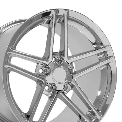 Set(4) Chrome 18 Inch Staggered Wheels Fit C5 Corvette Camaro - C6 Z06 Style • $921