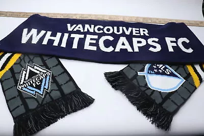 Vancouver Whitecaps FC Team Pride Scarf Light Blue/Deep Sea Blue • $1.55