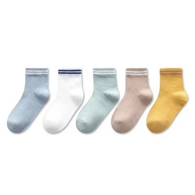£4.59 • Buy 5X Kids Newborn Baby Trainer Socks Boys Girls Toddlers Cotton Rich Ankle Strip