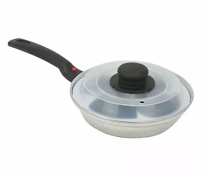 New 20cm Egg Poacher Pan Four Cup Poached Egg Maker Aluminium Detachable Handle  • £11.50