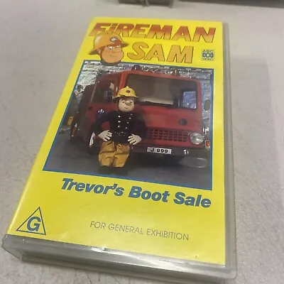 Fireman Sam Trevor’s Boot Sale On VHS Cleaned And Tested • $9.99