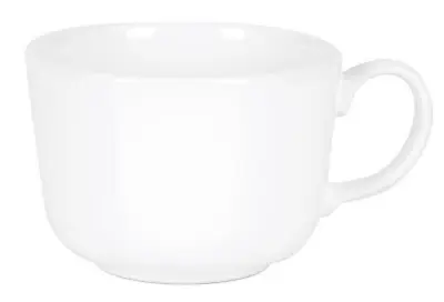 £9.81 • Buy Set Of 2 - LARGE JUMBO White Porcelain Mugs 500ml
