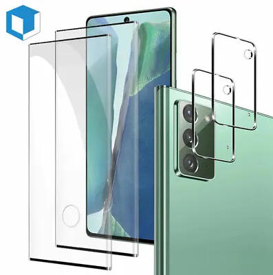 For Samsung Galaxy Note 20 Ultra 5G Tempered Glass Screen Protector+Camera Cover • $9.99