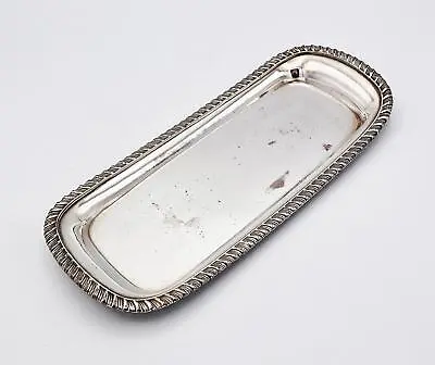 £45 • Buy GEORGIAN OLD SHEFFIELD PLATED RECTANGULAR CANDLE SNUFFER TRAY C1820