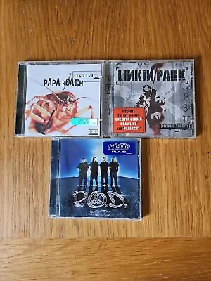 Set Of 3 Alternative Rock Indie CD's - Papa Roach Linkin Park & P.O.D. • £4.50