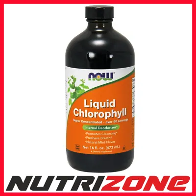 £26.70 • Buy NOW Foods Chlorophyll Liquid Body Detox Skin Health Copper Sodium - 473 Ml