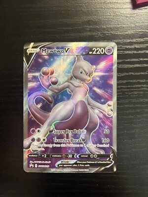 $0.99 • Buy Mewtwo V SWSH229 Pokemon Sword & Shield Black Star Promo - Pokemon GO ETB “C”