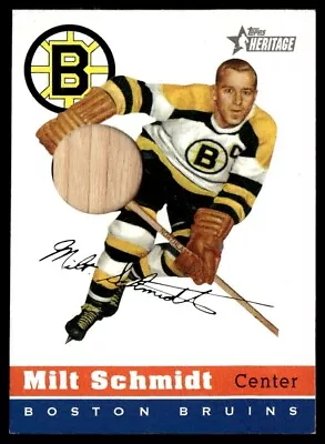 2000-01 Topps Heritage The Original Six Arena Relics Milt Schmidt Hockey Stick • $0.91