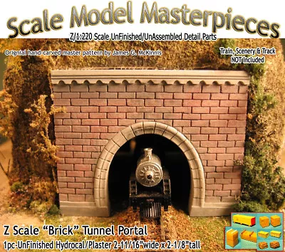 Scale Model Masterpieces “Brick” Tunnel Portal Z Scale • $5.84