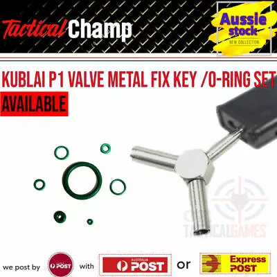 Kublai P1 Tool CO2 Gas Outlet Intake Valve Full Metal Fix Key Orings Gel Blaster • $24.95