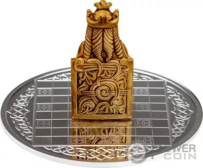 VIKING CHESS Set 6 Silver Coins 500 Francs Cameroon 2023 • $559.95