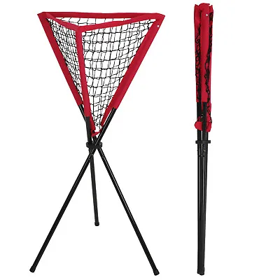 Baseball Softball Tripod Ball Caddy Portable Batting Practice Ball Holder • $27.58