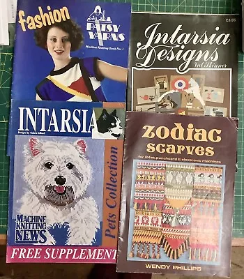 Machine Knitting Retro Magazines Intarsia • £6.45