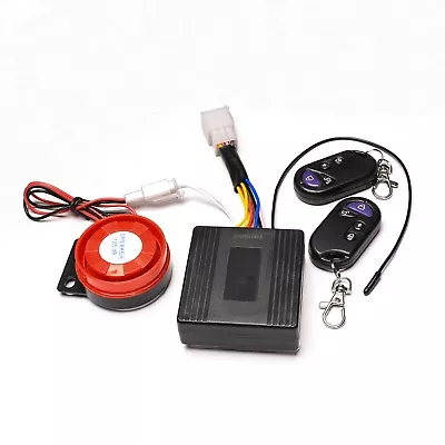 12v ATV Security Alarm System Anti-theft Remote Control Start Scooter Motorcycle • $21.86