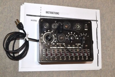 $59.99 • Buy EMC ELECTRONIC MEASUREMENTS CORP 208 TUBE TESTER Pro Serviced