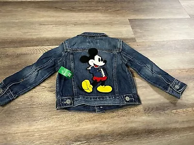 NWT Baby Gap Disney Mickey Mouse Cotton Jean Jacket Size 3 Years • $25