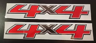 2 - 2016 4x4 Decals Chevy Silverado GMC Sierra Bed Side 1500 • $12.99