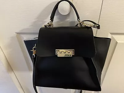 $49.99 • Buy Zac Posen Black & Gold Crossbody/shoulder Bag/backpack