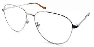 Gucci Eyeglasses Frames GG0577OA 004 57-15-140 Silver / Green Made In Italy • $90.15