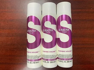 S Factor Stunning Volume Shampoo 8.5oz (3) Three Pack • $69.12