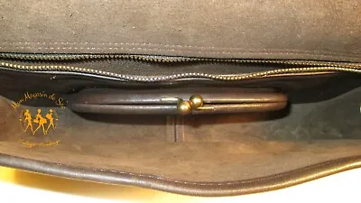 COACH Vintage Mahogany Leather Fold-Over Envelope Clutch Bag W/Coin Purse - MVC • $329