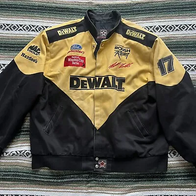 DeWalt Matt Kenseth #17 NASCAR Roush Racing JACKET Mens Size 2XL JH Design • $98