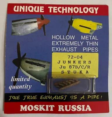 1:72 Moskit Metal Exhaust Fujimi Ju 87 Stuka #72-04 • $11.99