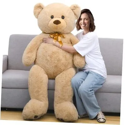 Giant Teddy Bear 5 Feet Tall - Light Brown Life Size Teddy Bear Brown 5 Feet • £142.69