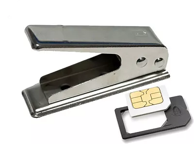 Micro SIM Card Cutter Punch For IPhone 4 4s Samsung Galaxy S3 S4 S5 Ipad Adapter • $11.57