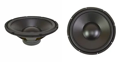  NEW (2) 12  Woofer Speakers.8ohm.Twelve Inch Bass.subWoofer.Sub Driver.PAIR. • $69