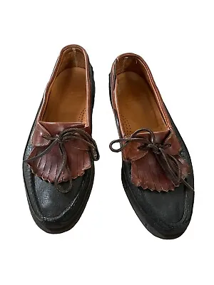 H.S. Trask Loafers Men's Size 11 M Brown Leather Tassel Slip On Shoes • $27.50