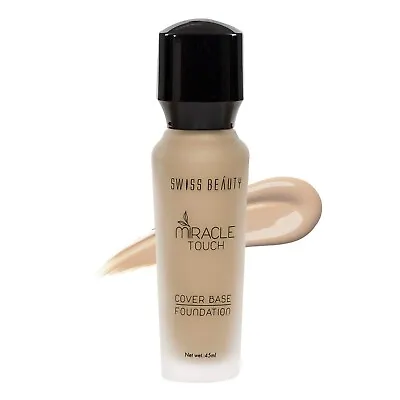 SWISS BEAUTY Miracle Touch Oil Foundation(45mlWarm Honey Oil Liquid)Matte F/S • $19.53