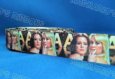 ABBA Style Swedish Music Design Satin Cake Hair Craft Ribbon @ MrsMario's • £1.79