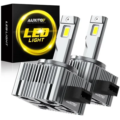 AUXITO LED Headlight Bulb D1S D1R High Low Beam HID Xenon Conversion Kit • $52.99