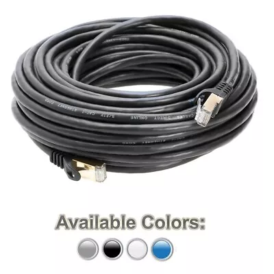 6FT CAT7 Network Cable Copper Gold Plated SFTP Shielded Ethernet RJ45 Patch Cord • $7.19