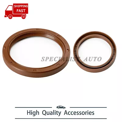 2X Front & Rear Main Crankshaft Seal 91212-PR3-003/91214-PLE-003 For Honda Acura • $7.75