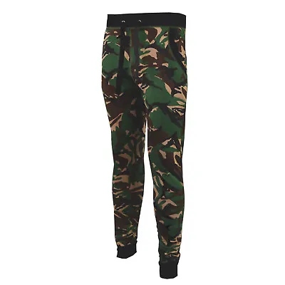 Men's Skinny Camouflage Joggers Camo Jogging Pants Fleece Army Gym Bottoms S-2XL • £11.99